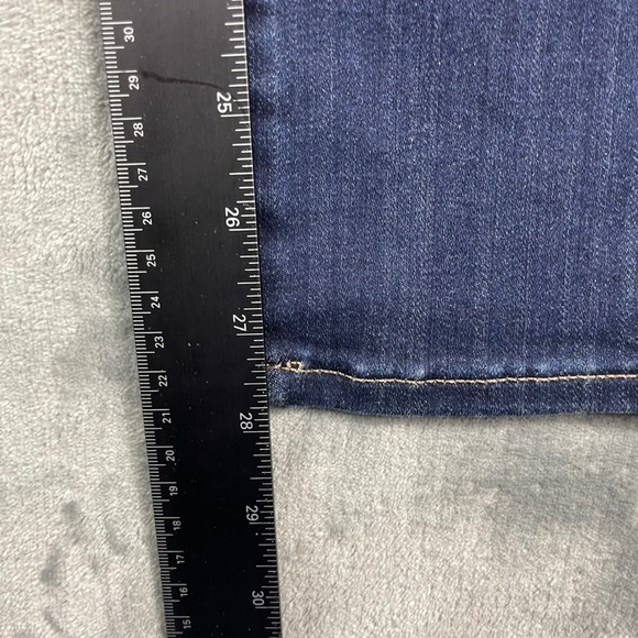 NYDJ Sheri Slim Jeans Women's 8P Dark Wash Stretch Denim Mid Rise Comfort Fit - Picture 11 of 12